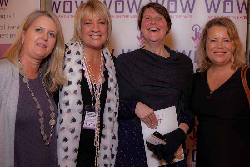 Digital literacy Women On the Web contributor partners at launch nov 15 2018