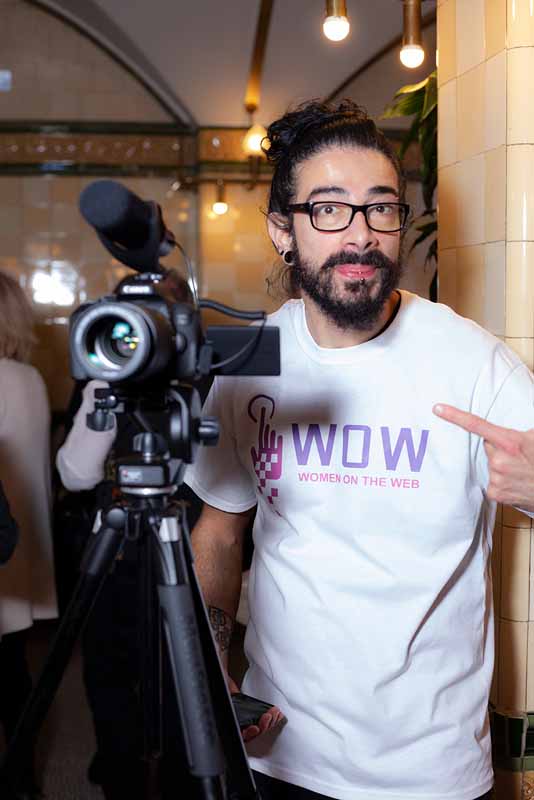 Digital literacy Women On the Web contributor partners at launch nov 15 2018