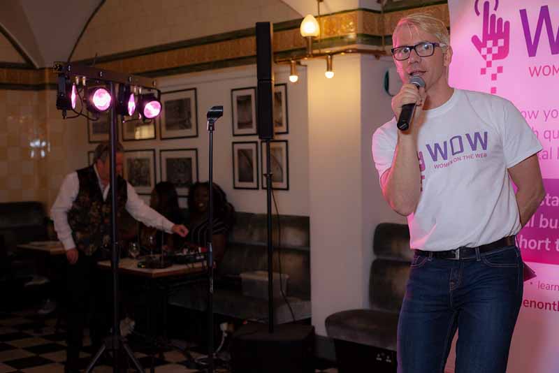 Digital literacy Women On the Web contributor partners at launch nov 15 2018