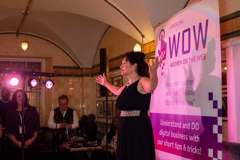 Digital literacy Women On the Web contributor partners at launch nov 15 2018